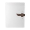 Distressed Brown White Blank