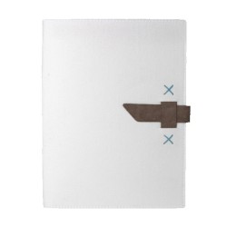 Distressed Brown Turquoise Blank