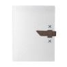 Distressed Brown Royal Blue Blank