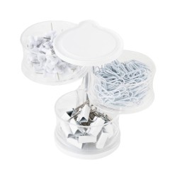 Tower of Clips and Push Pins