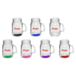 Handcrafted 4.5 oz Mason Jar Sampler Glass
