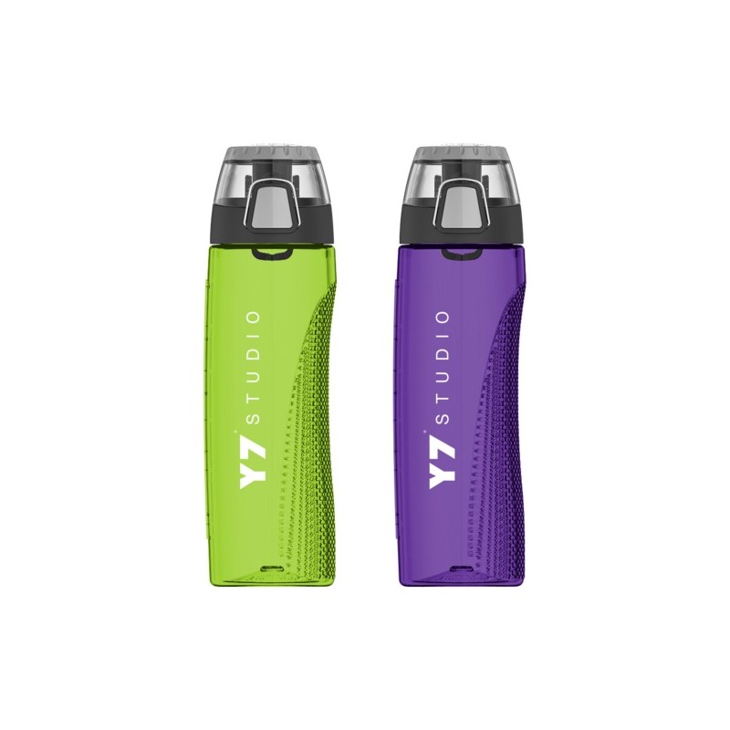Custom 24 oz. Thermos® Hydration Bottle Made with Tritan™ and Rotating Intake Meter
