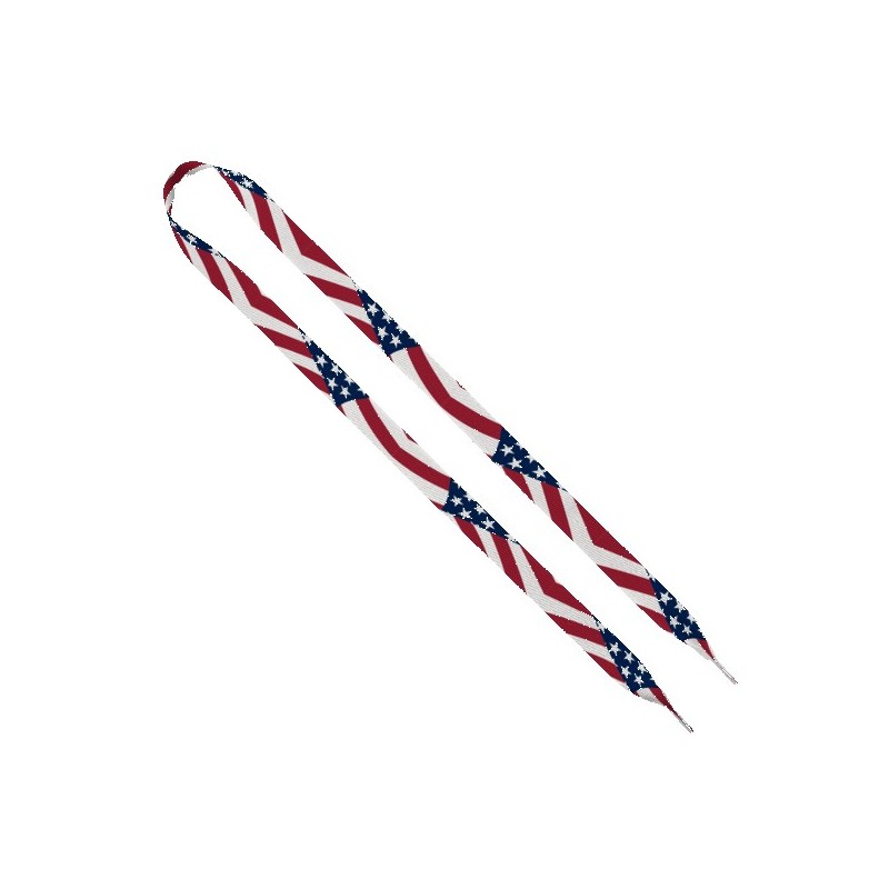 3/4" Dye-Sublimated Waffle-Weave Shoelaces (pair)