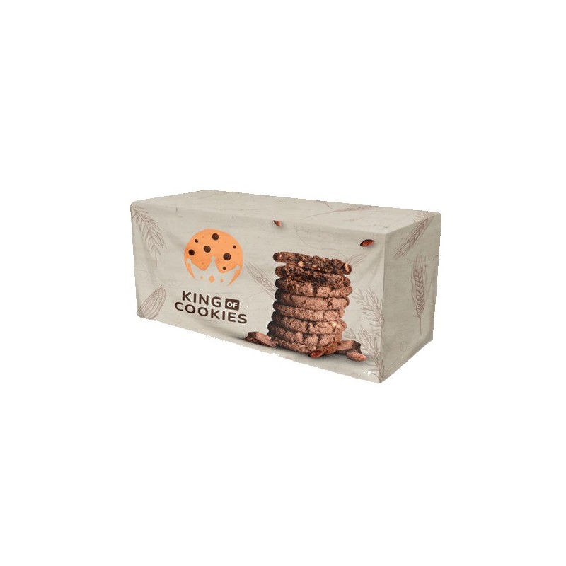 IMPORT 6' Fitted Open-Back Full-Color Table Throw