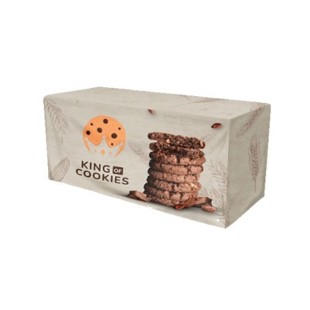 IMPORT 6' Fitted Open-Back Full-Color Table Throw