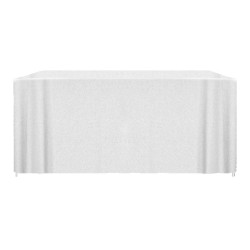 IMPORT 6' Fitted Open-Back Full-Color Table Throw