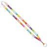 1/2" Dye-Sublimated Lanyard with Metal Crimp & Metal Split-Ring