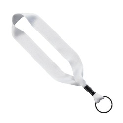 3/4" Polyester Key Chain with Crimp Split Ring