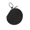 Neoprene Zipper Pouch Keychain with Silver Split-Ring