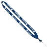 3/4" Cotton Lanyard with Metal Crimp & Swivel Snap Hook