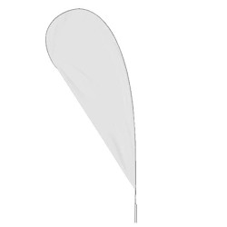 IMPORT 10' Double-Sided Teardrop Flag with Ground Spike