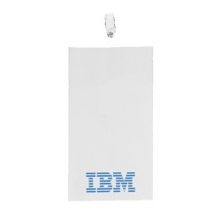 4" x 8" Printed Oversized Vertical Vinyl Pouch with Bulldog Clip