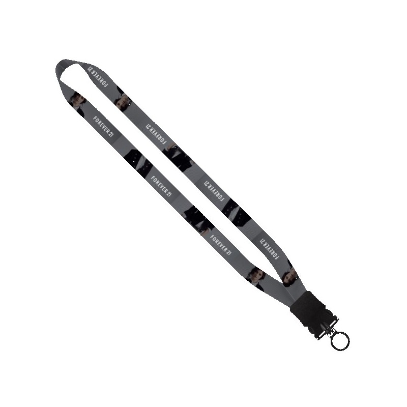 3/4" Dye-Sublimated Waffle Weave Lanyard