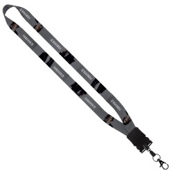 3/4" Dye-Sublimated Waffle Weave Lanyard
