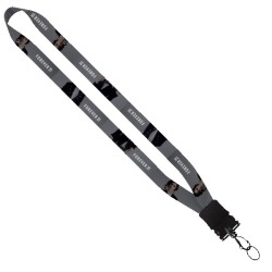 3/4" Dye-Sublimated Waffle Weave Lanyard