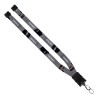 3/4" Dye-Sublimated Waffle Weave Lanyard
