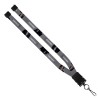 3/4" Dye-Sublimated Waffle Weave Lanyard