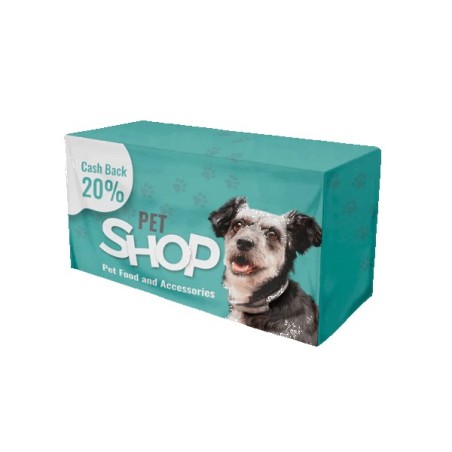 IMPORT 4' Fitted Full-Color Table Throw