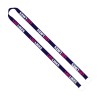 IMPORT Rush 5/8" Dye-Sublimated 2-Ended Lanyard with Dual Sewn Silver Metal Split-Ring