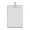 4" x 6" Printed Large Vertical Vinyl Pouch with Bulldog Clip