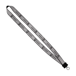 3/4" Reflective Lanyard with Plastic Clamshell & O-Ring