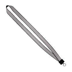 3/4" Reflective Lanyard with Plastic Clamshell & O-Ring