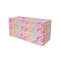 IMPORT 4' Fitted Open-Back Full-Color Table Throw