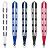 Evolution34 - 3/4" Polyester Welded Lanyard with Trapezoid and Plastic O-Ring