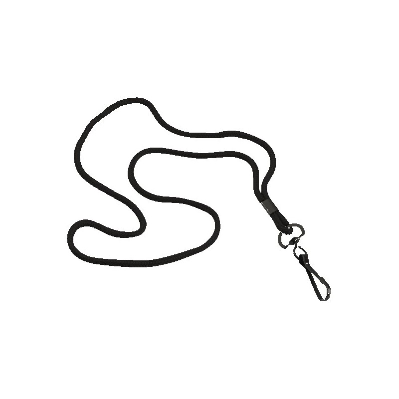 1/8" Polyester Cord Lanyard with Swivel Snap Hook