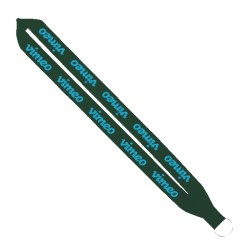 IMPORT Rush 1" Polyester Lanyard with Sewn Silver Split-Ring