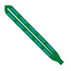 IMPORT Rush 1" Polyester Lanyard with Sewn Silver Split-Ring