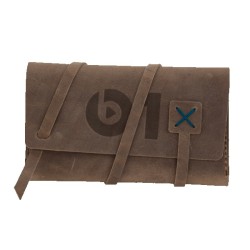 Distressed Brown Royal Blue