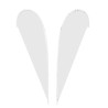 IMPORT 15' Single-Sided Teardrop Flag with Ground Spike