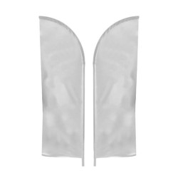 IMPORT 15' Double-Sided Feather Flag with Ground Spike