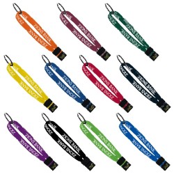 1/2" Cotton Wrist Retainer with Slider & Metal Split-Ring