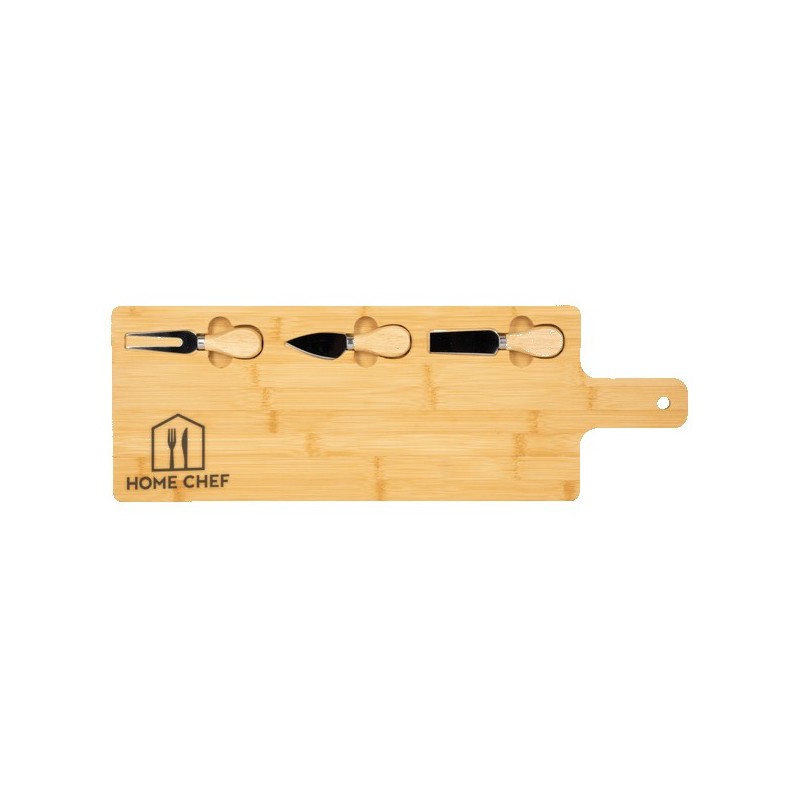 Long Charcuterie Board w/ Utensils