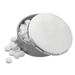 Silver Tone Peppermint (White) Blank