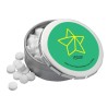 Silver Tone Peppermint (White)