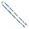 3/4" Double Ended Dye-Sublimated Lanyard with Metal Crimp and Metal Lobster