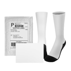 19" Dye-Sublimated Socks (Pair) Mailer Kit