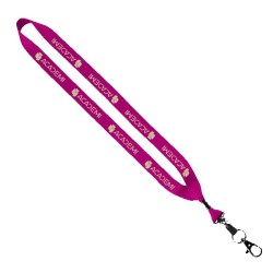 3/4" Polyester Lanyard with O-Ring