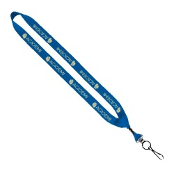 3/4" Polyester Lanyard with O-Ring