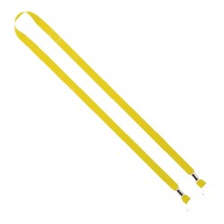 IMPORT Rush 1/2" Polyester 2-Ended Lanyard with Dual Silver Metal Crimp & Split-Ring