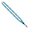 1/2" Dye-Sublimated Lanyard with Plastic Clamshell and Plastic O-Ring