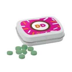 Sugar Free Mints in a Small Rectangular Hinged Tin