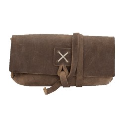 Distressed Brown White Blank