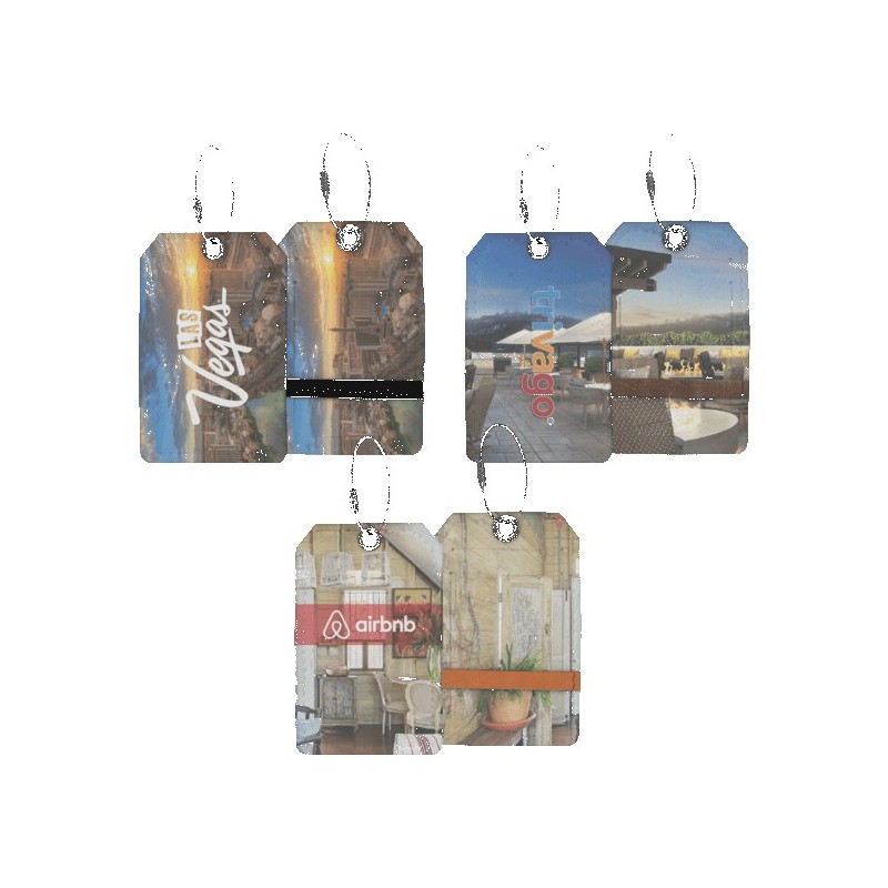 Pikes Dye-Sublimated Felt Luggage Tag