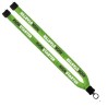 3/4" Dye-Sublimated Lanyard with Plastic Clamshell & Plastic O-Ring