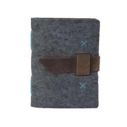 Distressed Brown Turquoise Blank