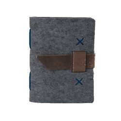 Distressed Brown Royal Blue Blank
